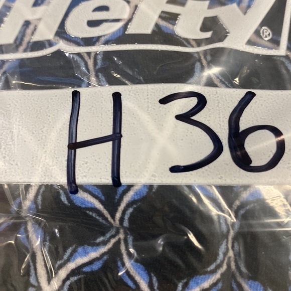 Croft and Barrow Black and Blue Patterned Dress - Picture 4 of 4